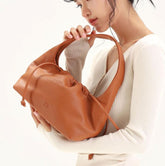 Classic Vegan Leather Lady Bag, Vegan Leather Lady Bag In Sugar